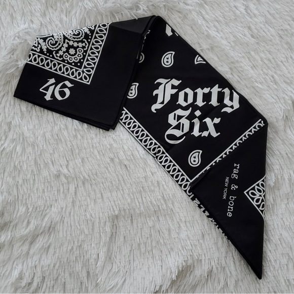 Rag & Bone Limited Edition “46” Bandana - Picture 3 of 8